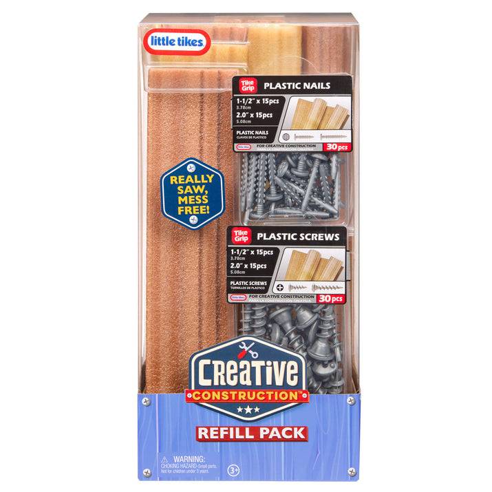 MGA Entertainment Inc. Little Tikes Creative Construction - Holz Nägel und Schraubenset