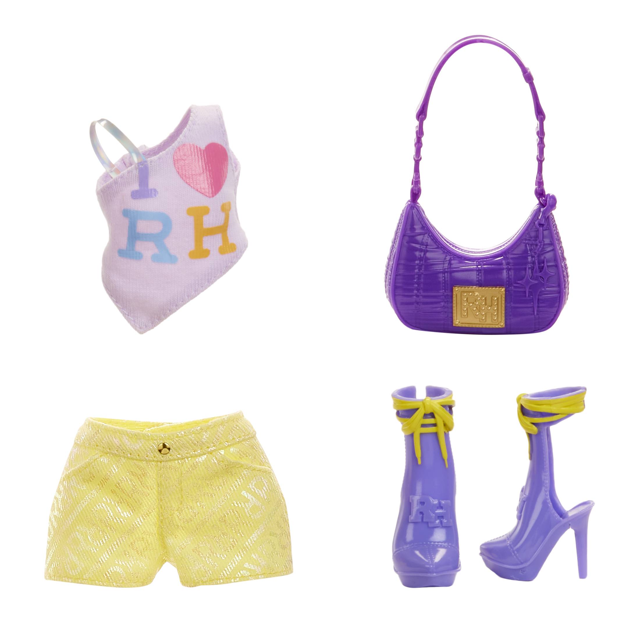 Rainbow High My Fashion Style Fashion Dolls - Violet, Modepuppe, Weiblich, 4 Jahr(e), Junge/Mädchen, 280 mm, Mehrfarbig