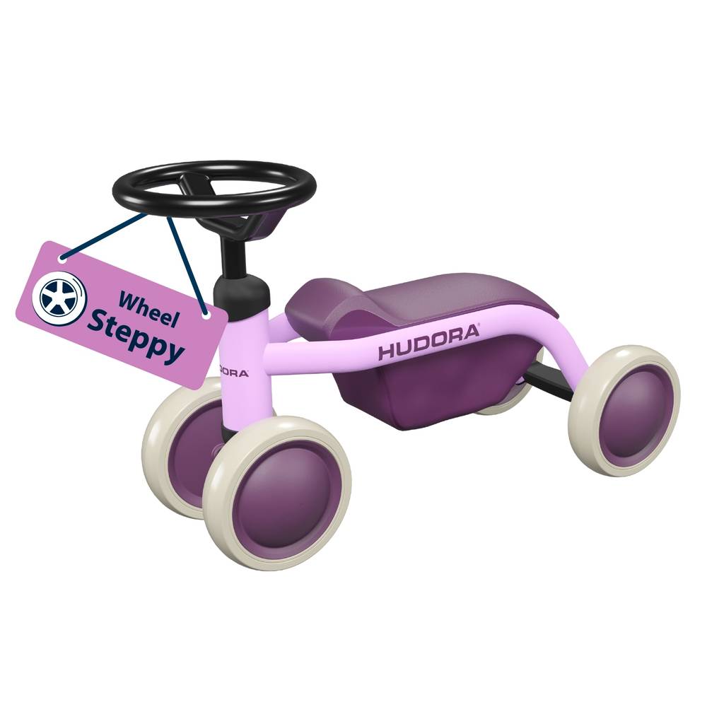 Hudora Steppy, 1 Jahr(e), 4 Rad/Räder, Violett, Weiß