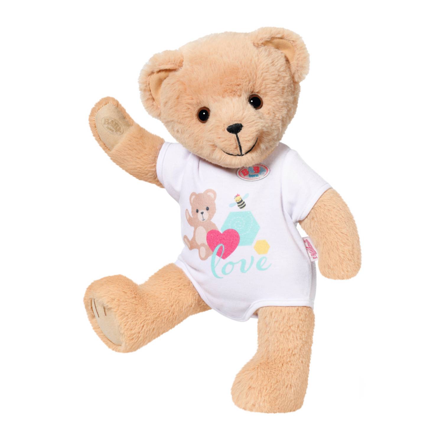 Zapf BABY born @ Singing Teddy (german version), Spielzeug-Bär, 1 Jahr(e), Mit Ton, AAA
