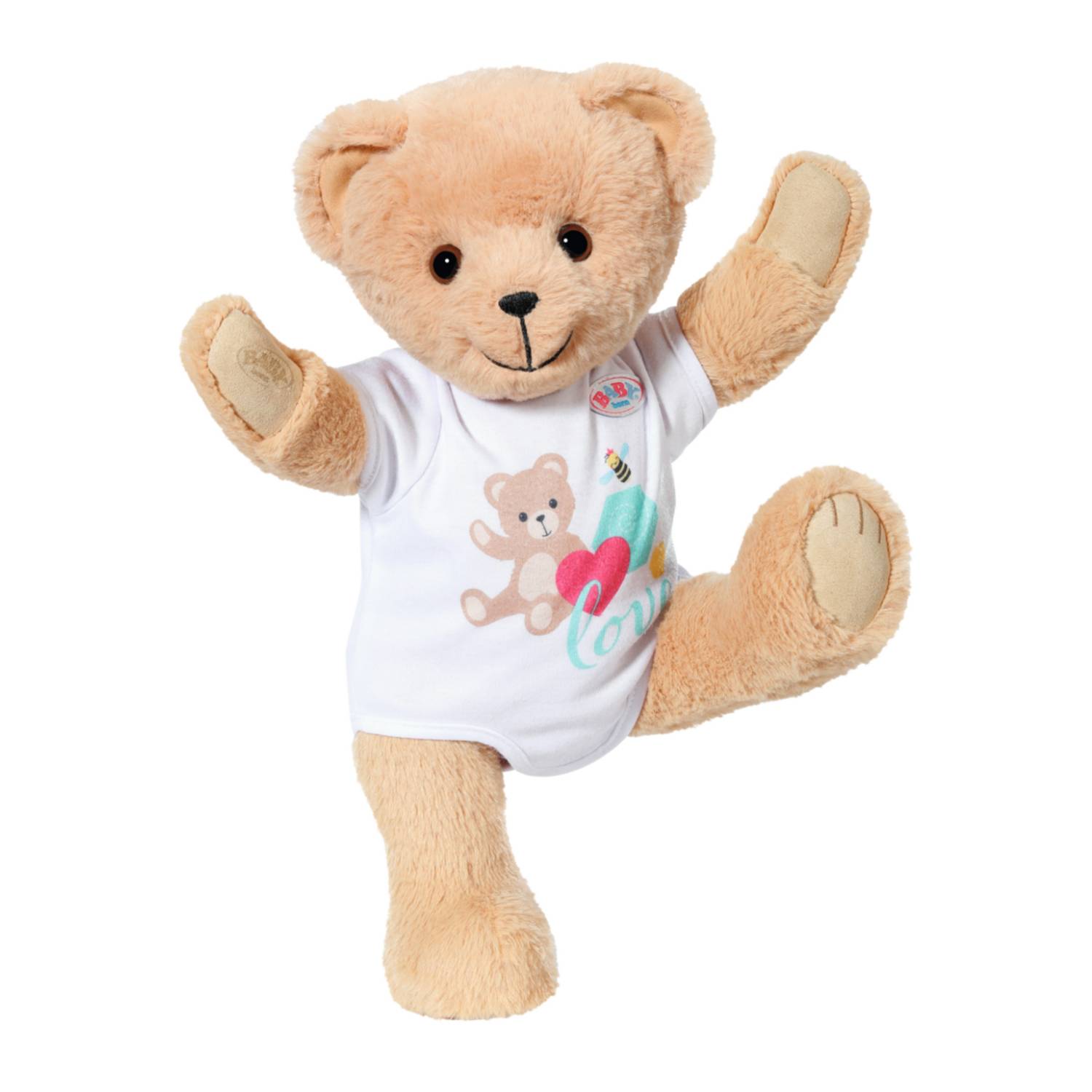 Zapf BABY born @ Singing Teddy (german version), Spielzeug-Bär, 1 Jahr(e), Mit Ton, AAA