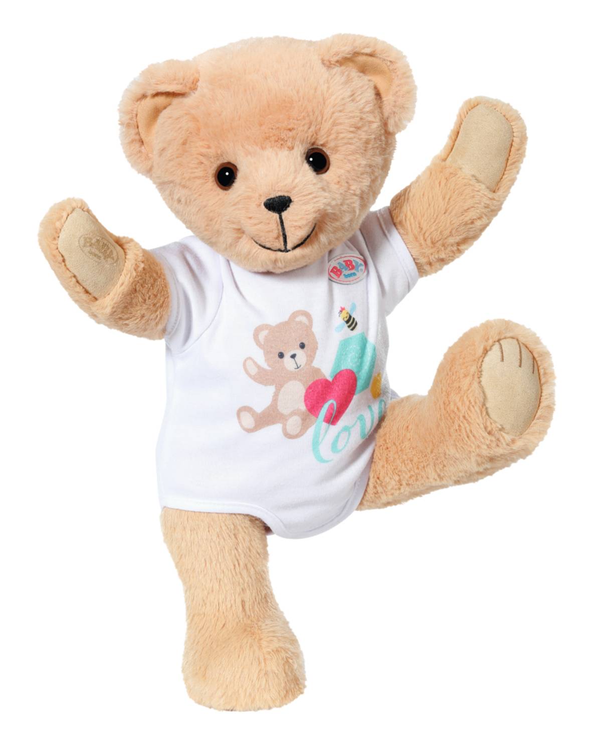 Zapf BABY born @ Singing Teddy (german version), Spielzeug-Bär, 1 Jahr(e), Mit Ton, AAA