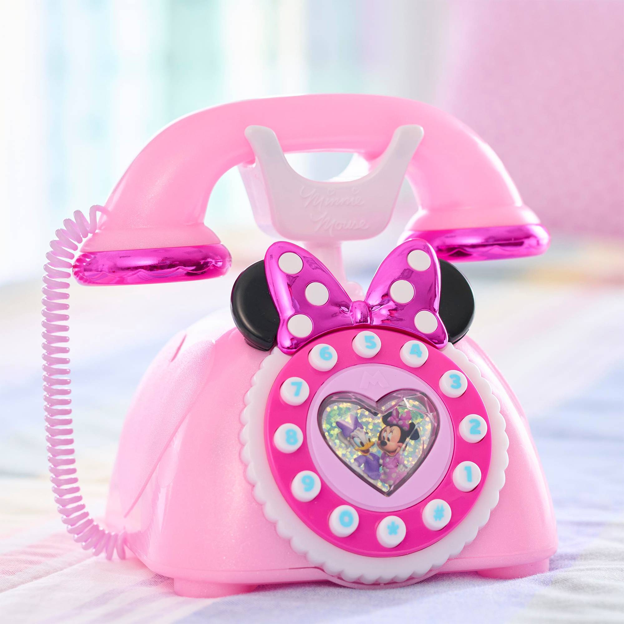 Just Play Disney Junior Minnie Mouse Telefon mit Licht- und Soundeffekten