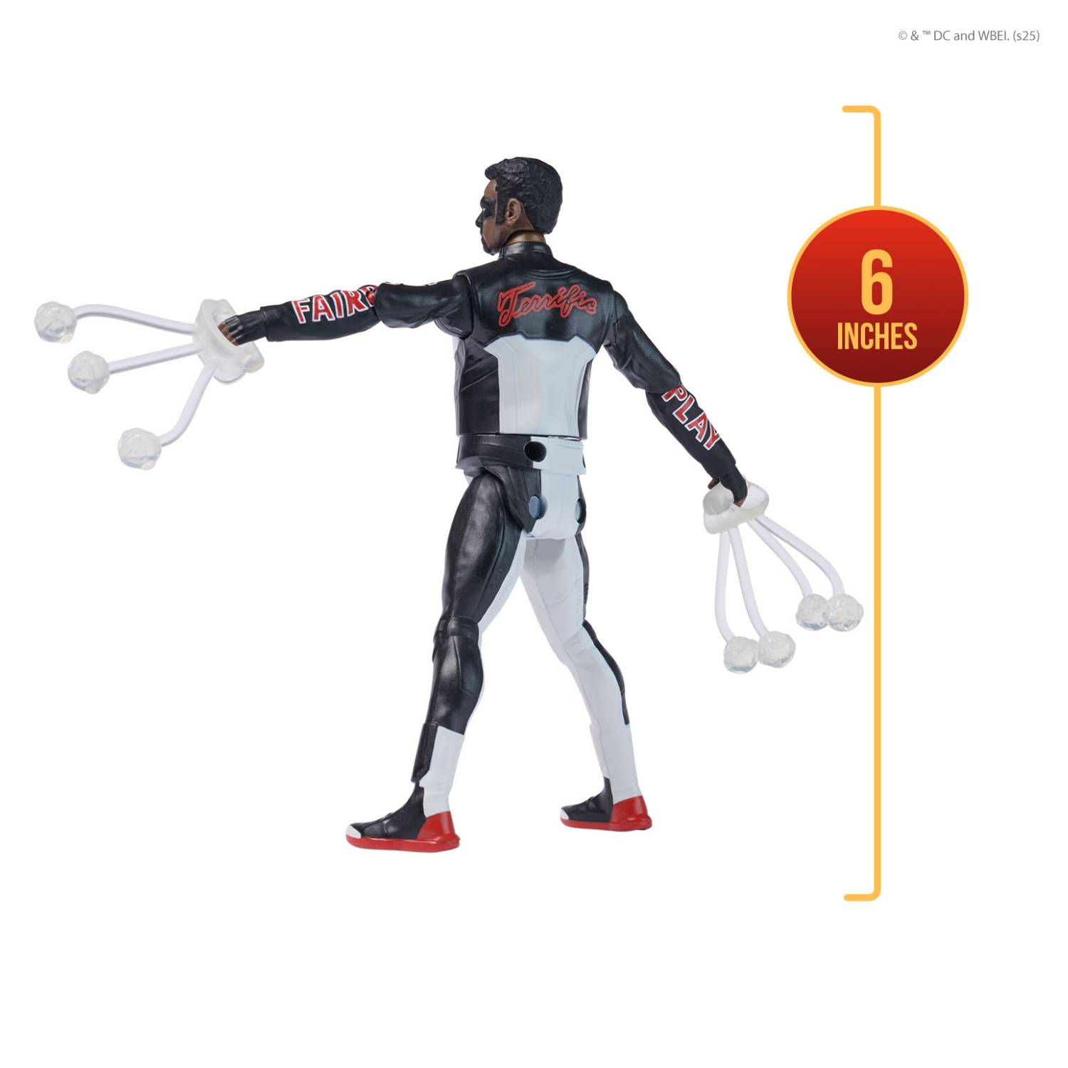 Spin Master DC Comics Superman - 15cm Mr.Terrific Deluxe Action-Figur, 4 Jahr(e), Schwarz, Weiß
