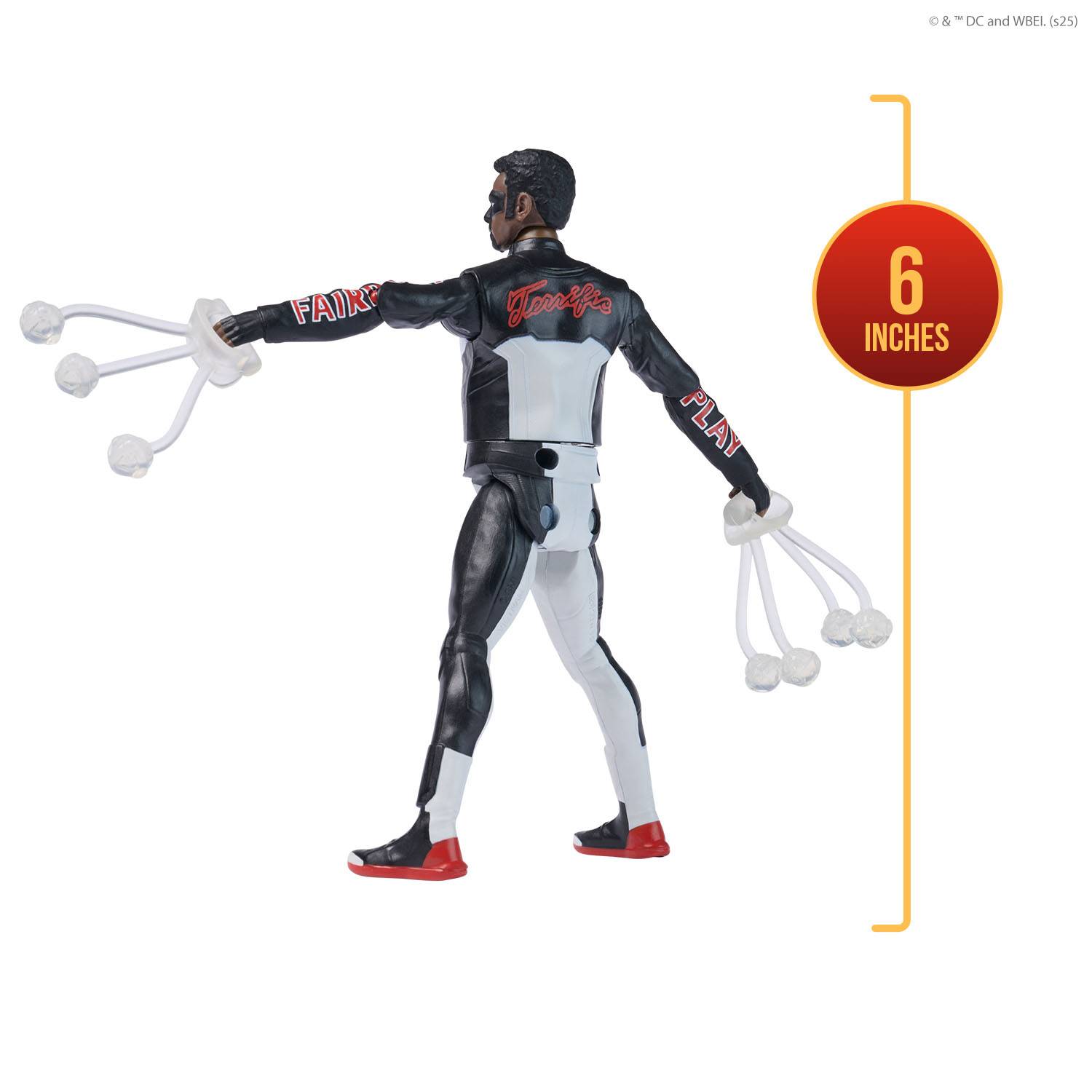 Spin Master DC Comics Superman - 15cm Mr.Terrific Deluxe Action-Figur, 4 Jahr(e), Schwarz, Weiß