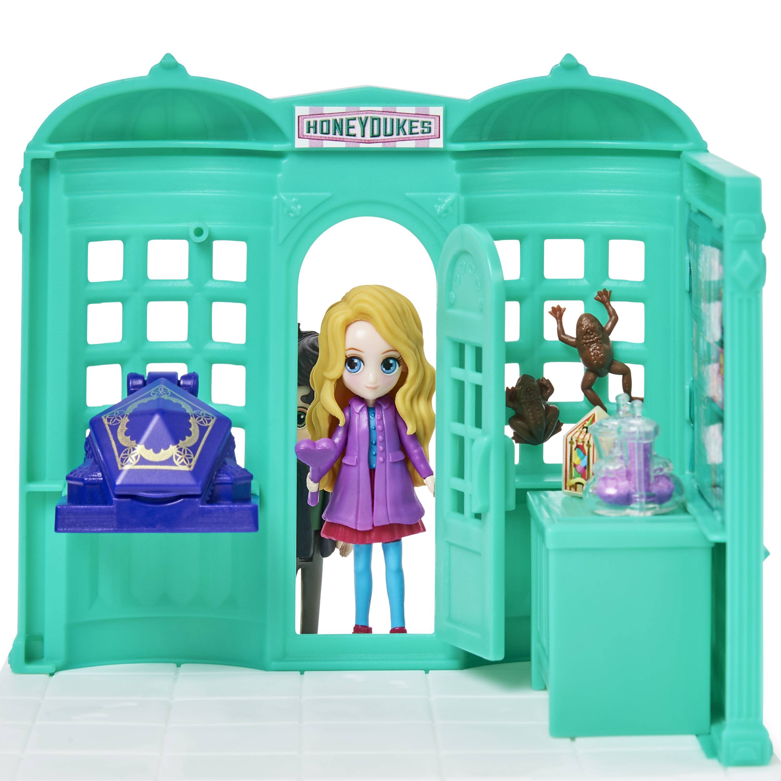 Spin Master Wizarding World Harry Potter - Honeydukes (Honigtopf) Spielset mit Luna Lovegood und