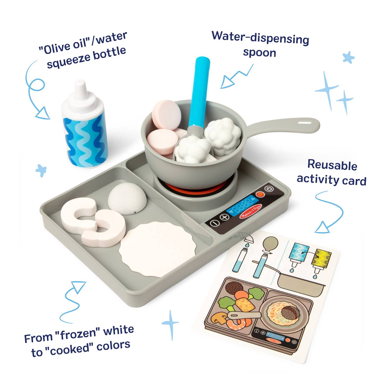 Spin Master Melissa & Doug Water WOW Koch Spielset, 3 Jahr(e)