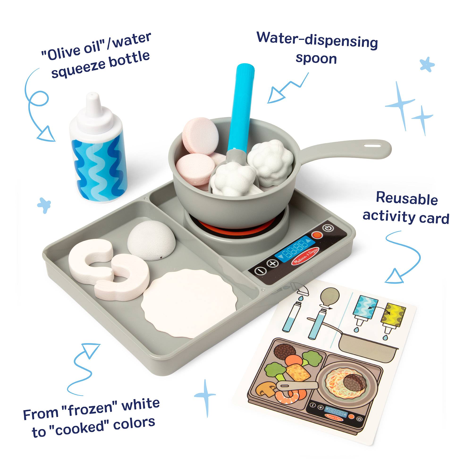 Spin Master Melissa & Doug Water WOW Koch Spielset, 3 Jahr(e)