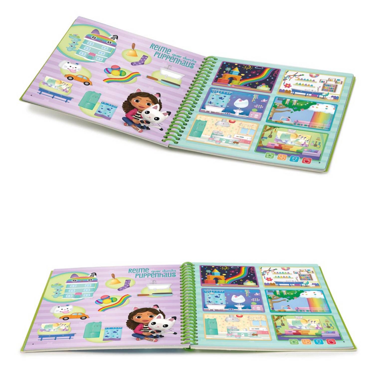 VTech MagiBook Lernstufe 2 - Gabby's Dollhouse inklusive Story'Friend Lernfigur, 4 Jahr(e), Mehrfarbig