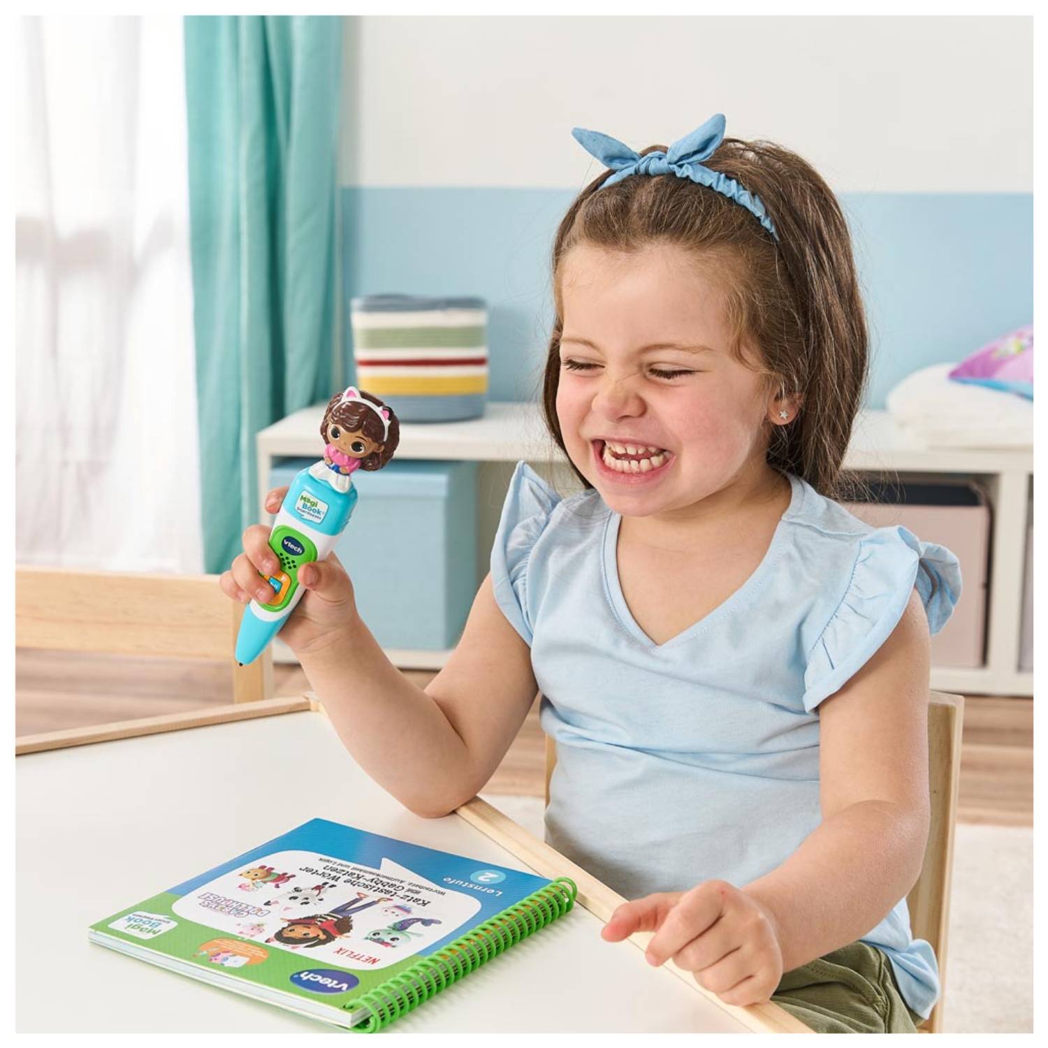 VTech MagiBook Lernstufe 2 - Gabby's Dollhouse inklusive Story'Friend Lernfigur, 4 Jahr(e), Mehrfarbig