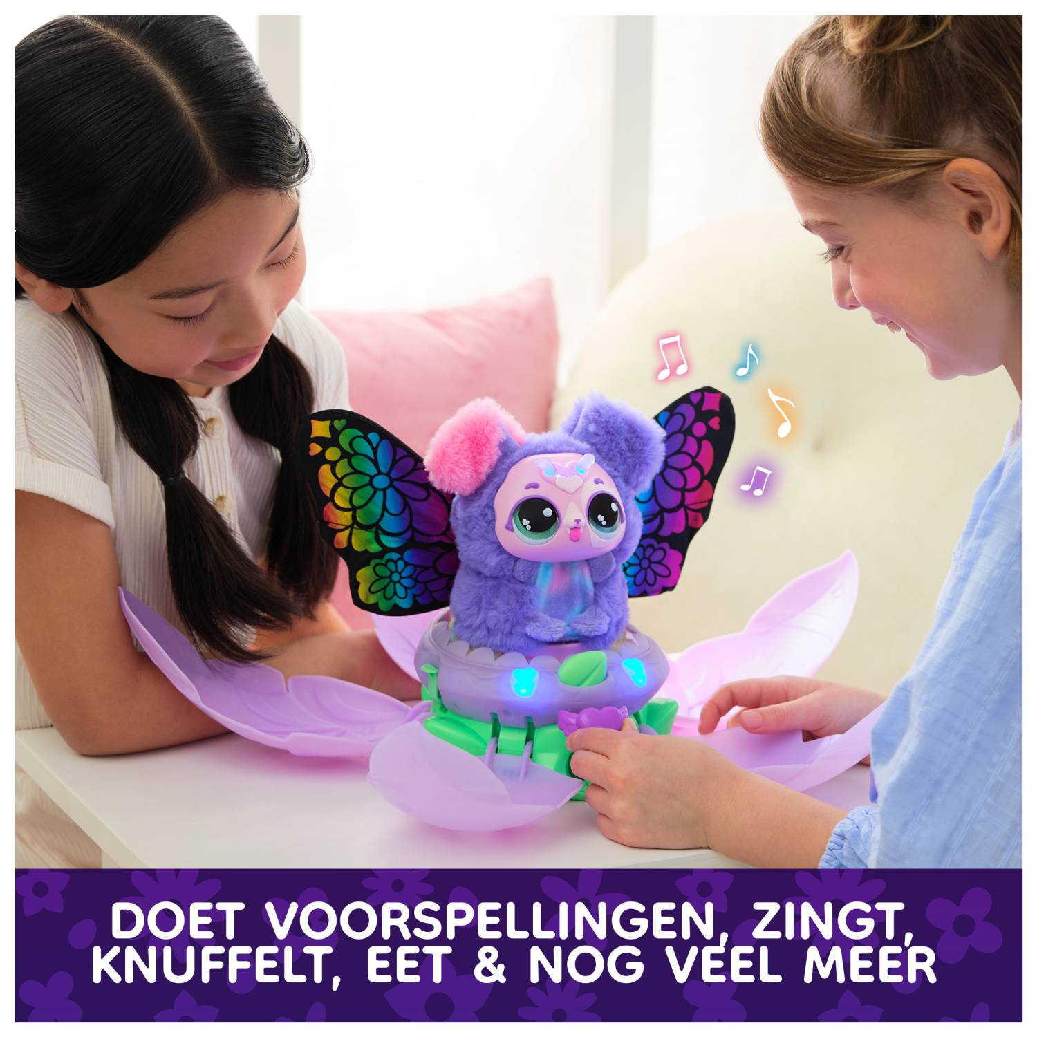 Spin Master Hatchimals Bloomables von - Puppyfly, Interaktives Spielzeug mit Überraschung, doppelter