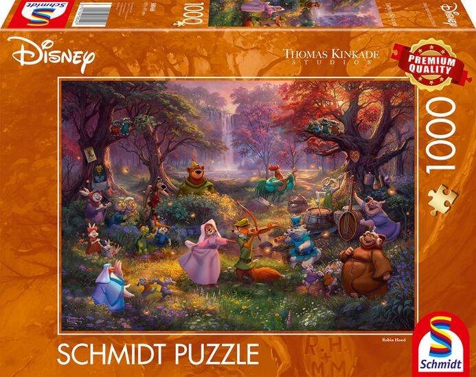 SCHMIDT - Thomas Kinkade Studios Disney - Robin Hood 1000 Teile
