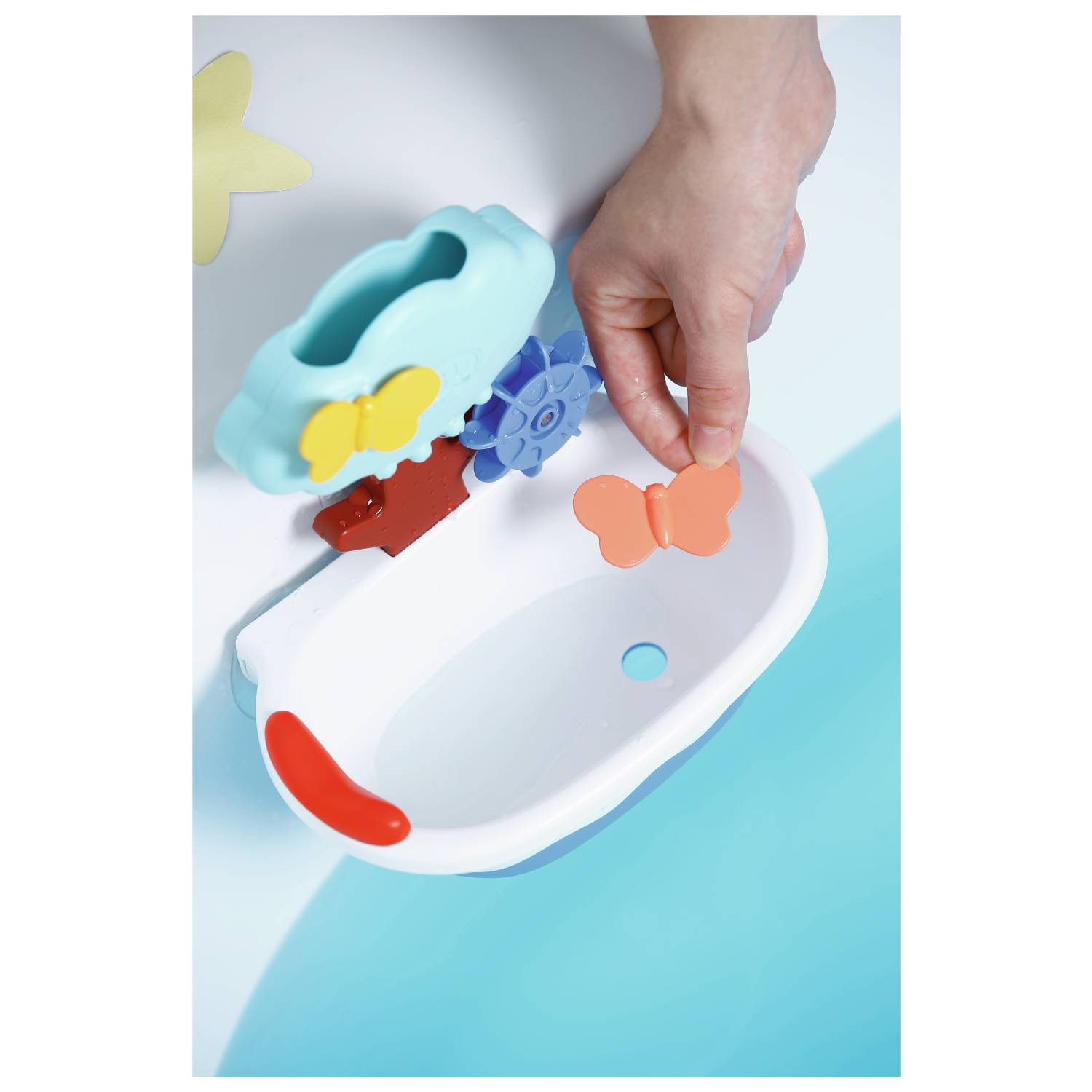 Zapf BABY born Splish Splash Tub with Teddy, Bad-Spieleset, Junge/Mädchen, 1 Jahr(e), Mehrfarbig