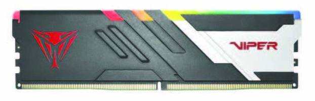 PATRIOT Memory Viper Venom , 16 GB, 1 x 16 GB, DDR5, 288-pin DIMM, Schwarz, Weiß