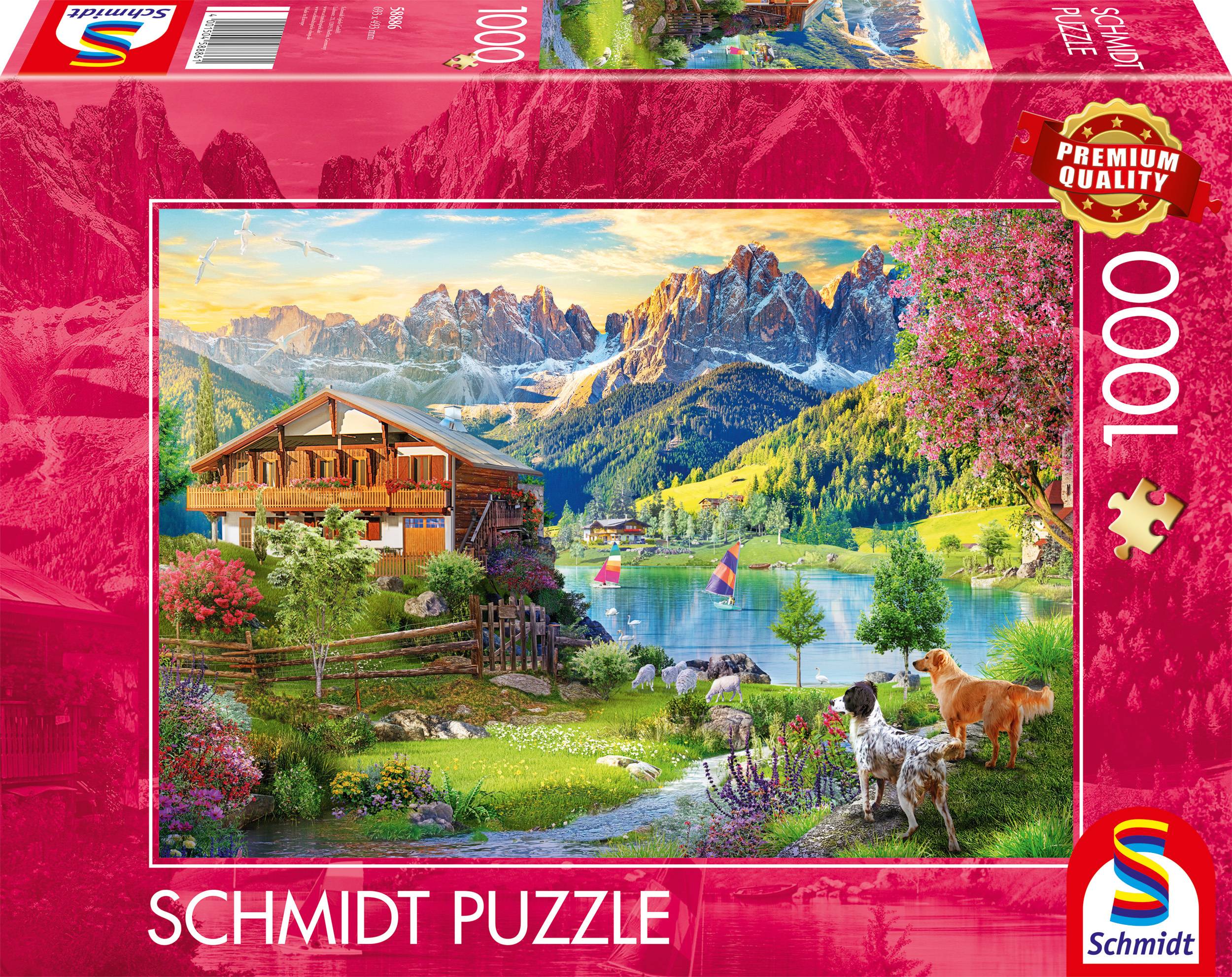 Schmidt Spiele 58886, 1000 Stück(e), Landschaft, 12 Jahr(e)