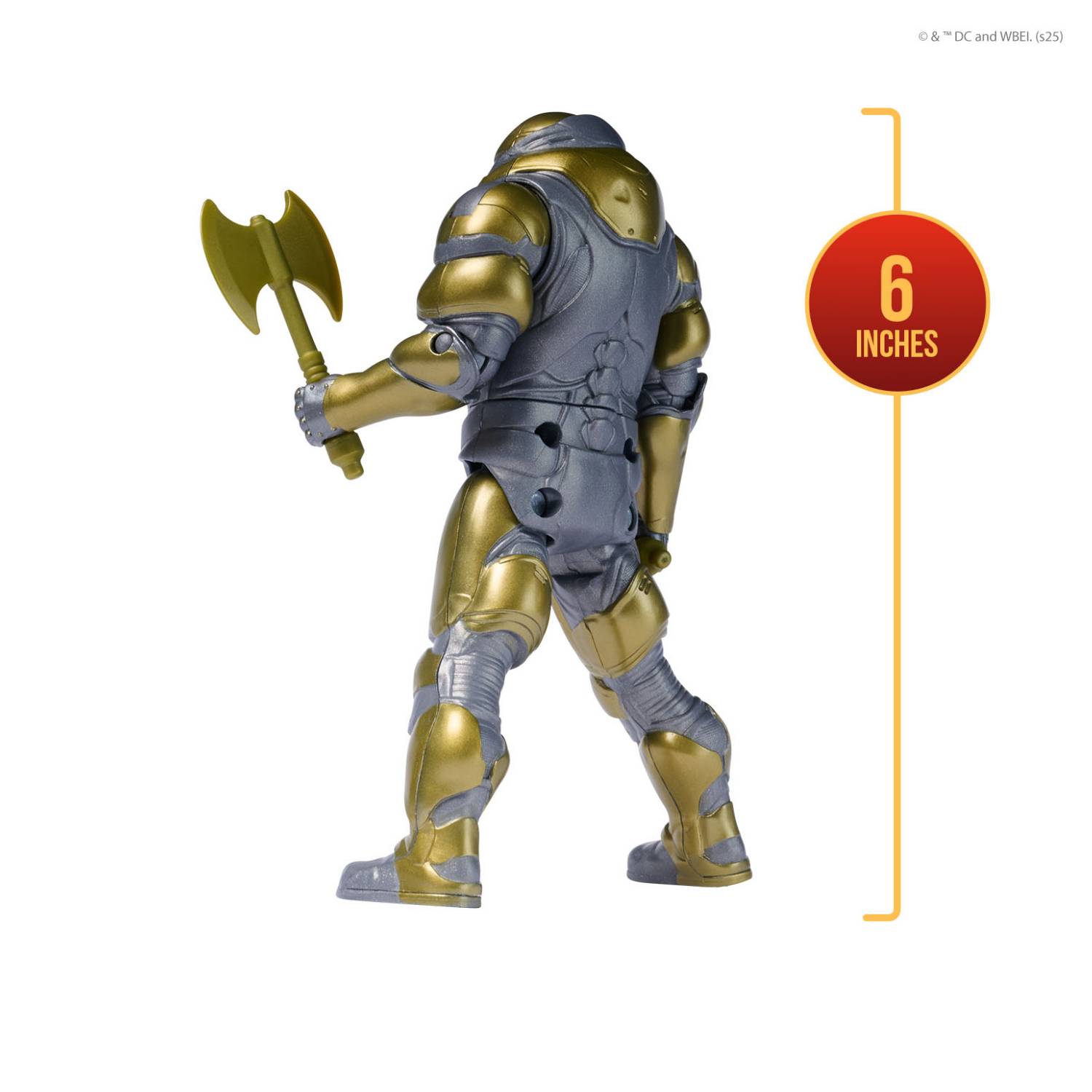 Spin Master DC Comics Superman - 15cm The Hammer Deluxe Action-Figur, 4 Jahr(e), Gold, Grau