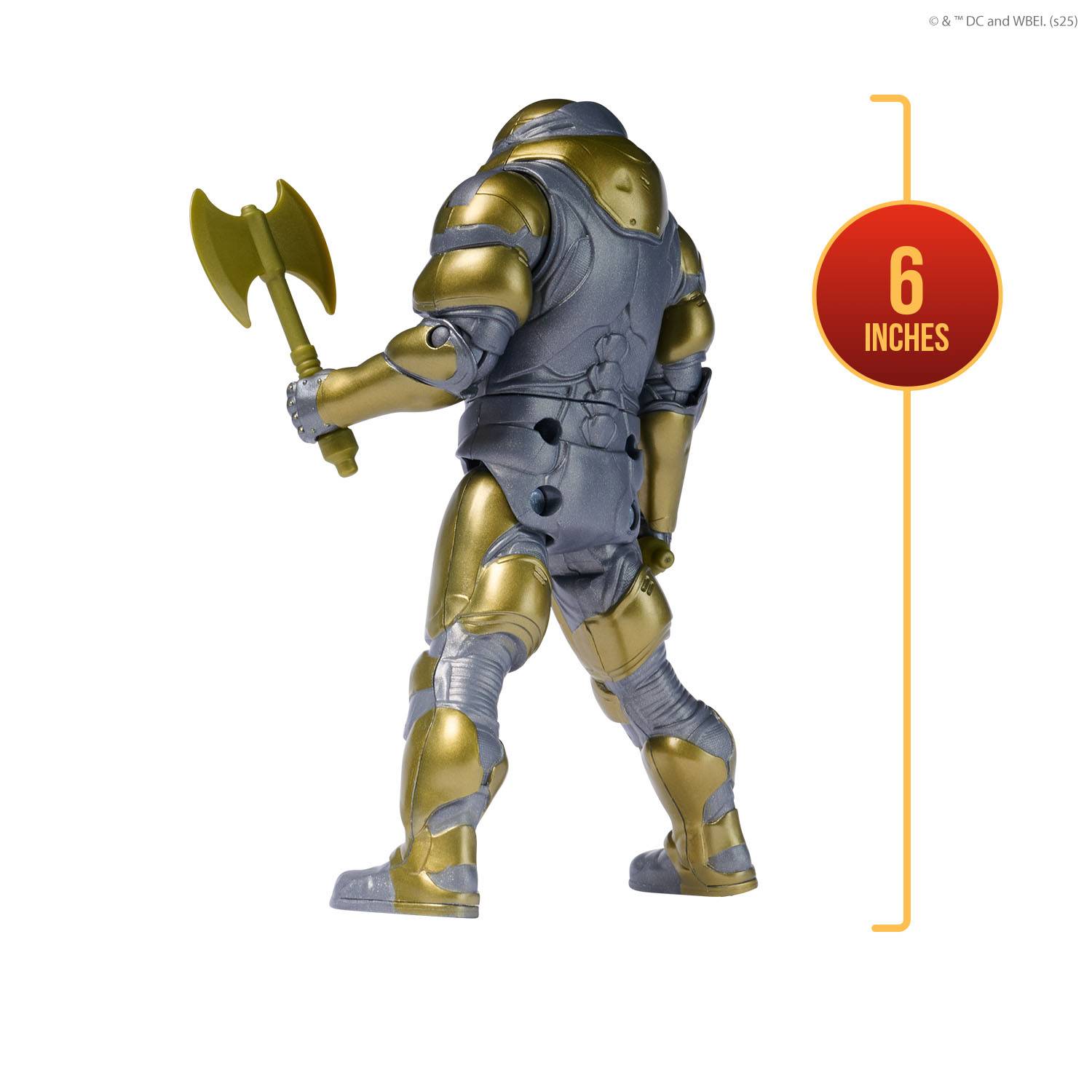 Spin Master DC Comics Superman - 15cm The Hammer Deluxe Action-Figur, 4 Jahr(e), Gold, Grau
