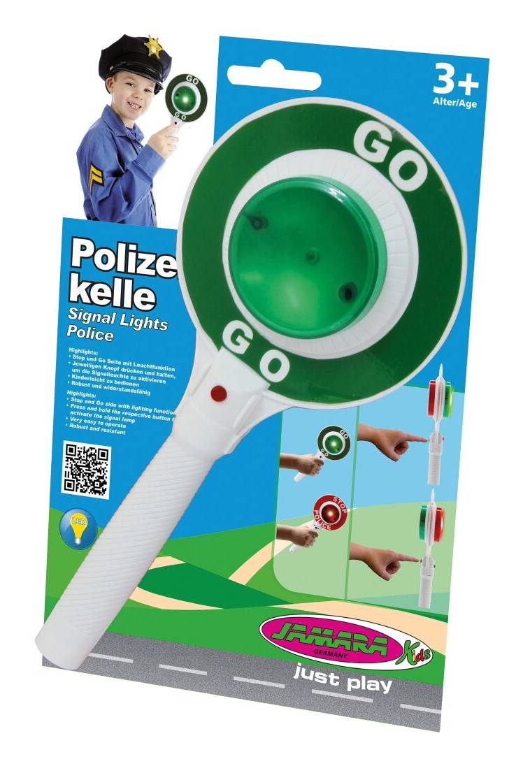 JAMARA - Polizeikelle mit Licht rot oder grün 3+