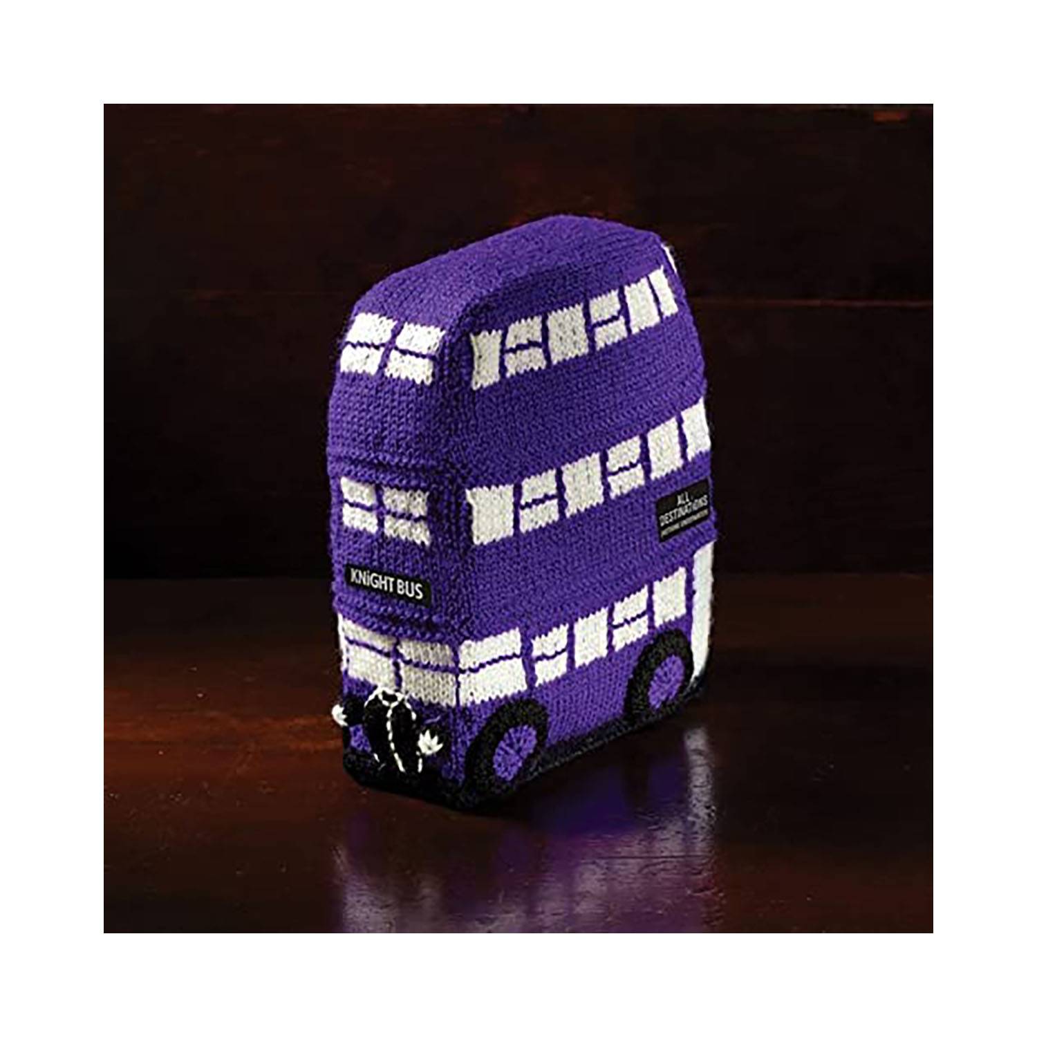 THUMBS UP - ! Harry Potter Strick-Set Türstopper Bus lila