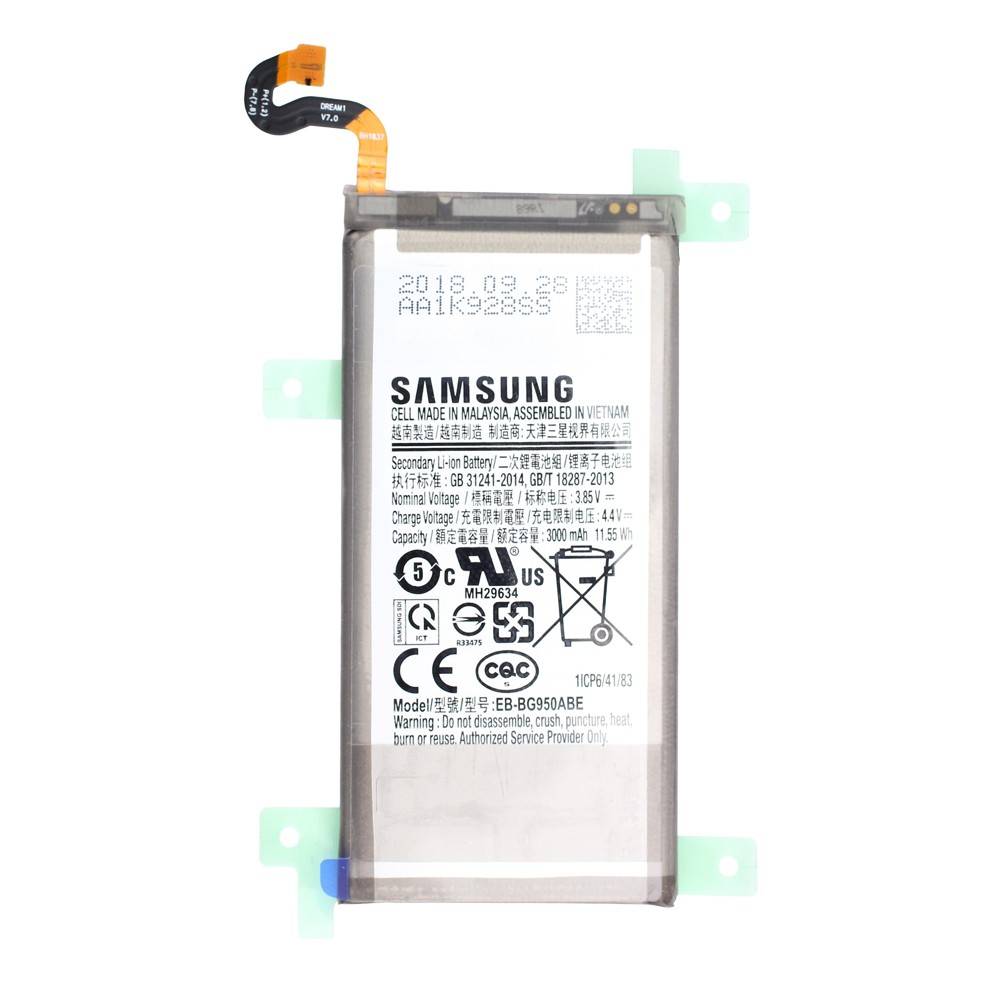 Akku Original Samsung für Galaxy S8 G950F, Typ EB-BG950BBE, EB-BG950ABE