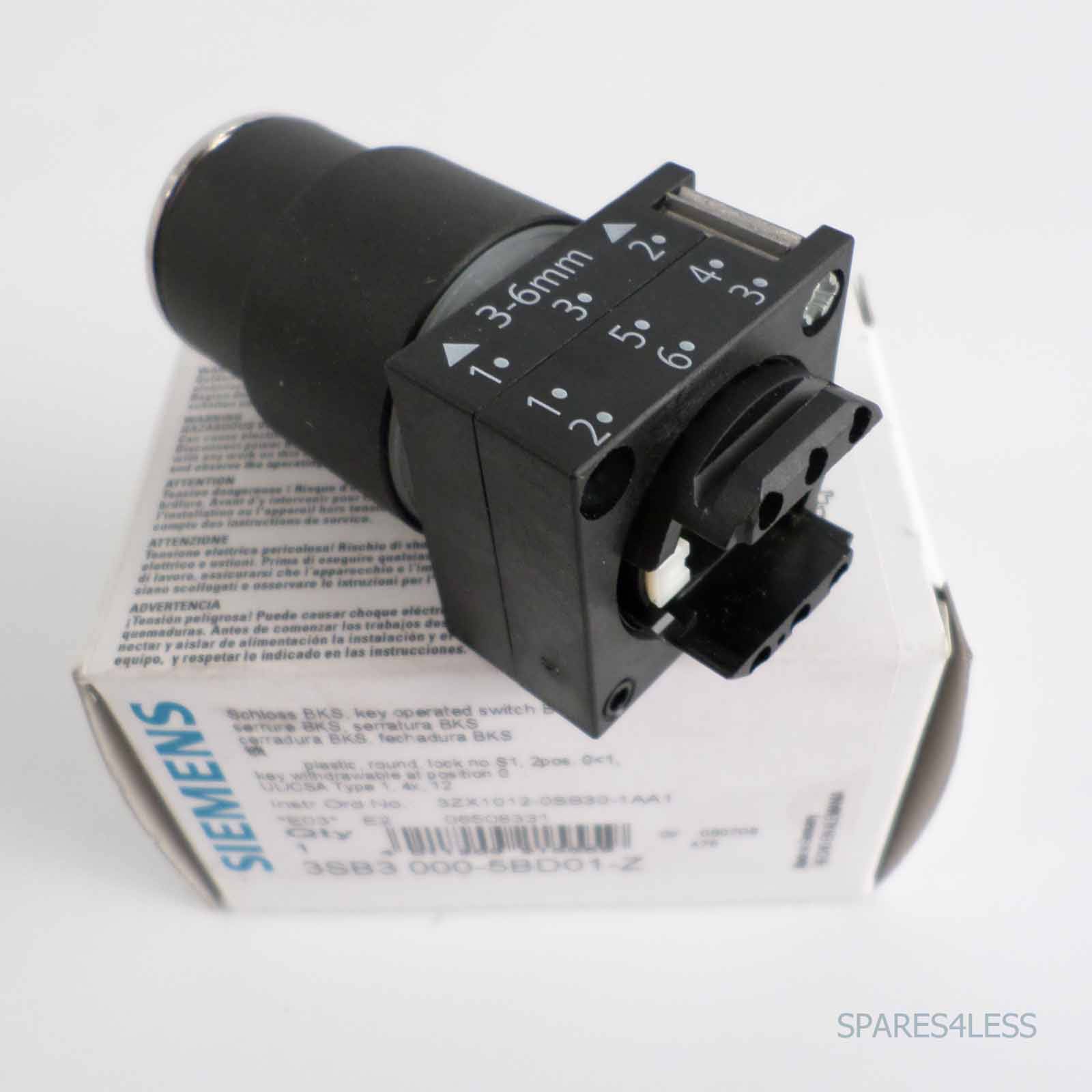Siemens Schlüsselschalter (3SB3 000-5BD01-Z)