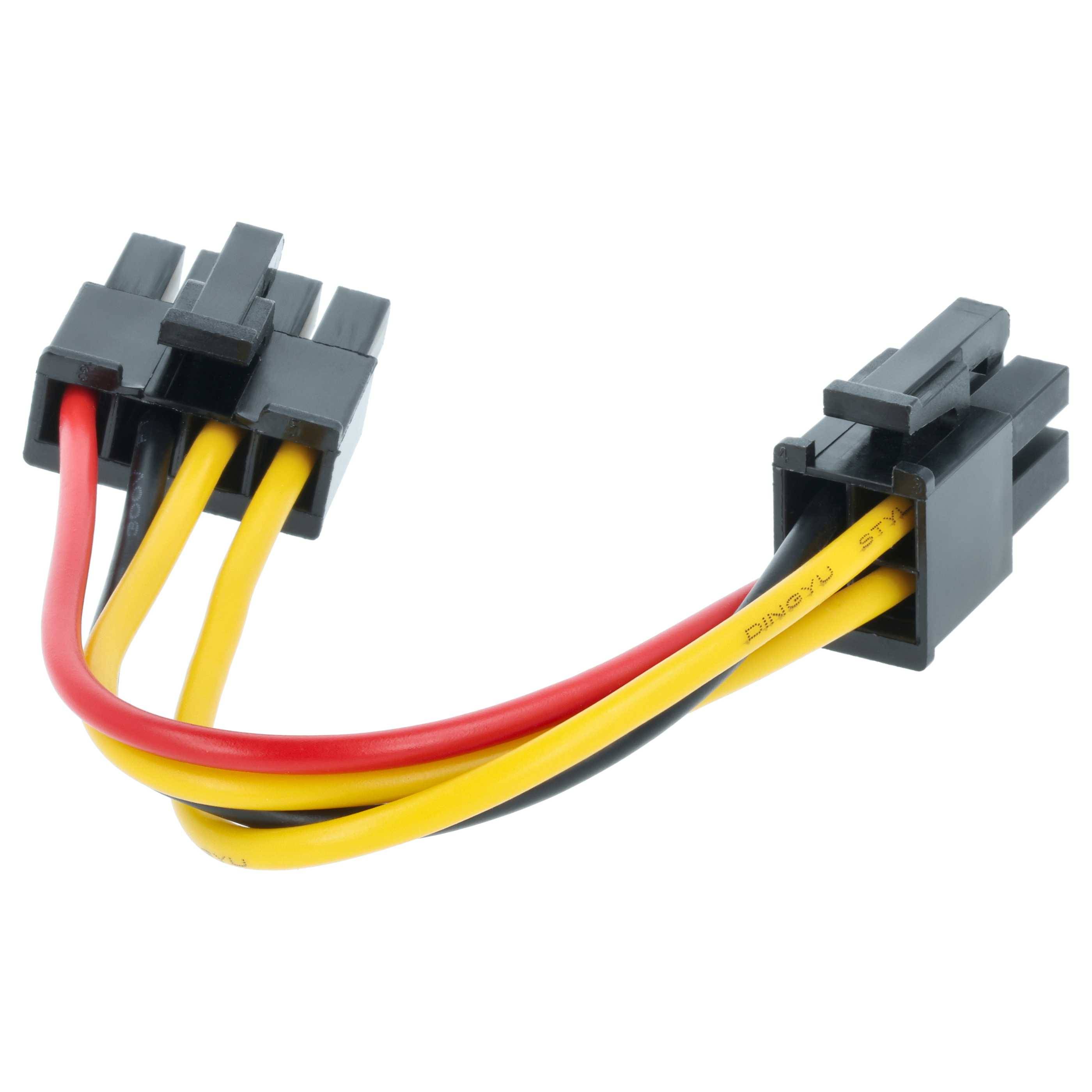 vhbw Anschlusskabel kompatibel mit McCulloch ROB R600 (2017-2019), R1000 (2017-2019) Mähroboter - Batterieanschlusskabel