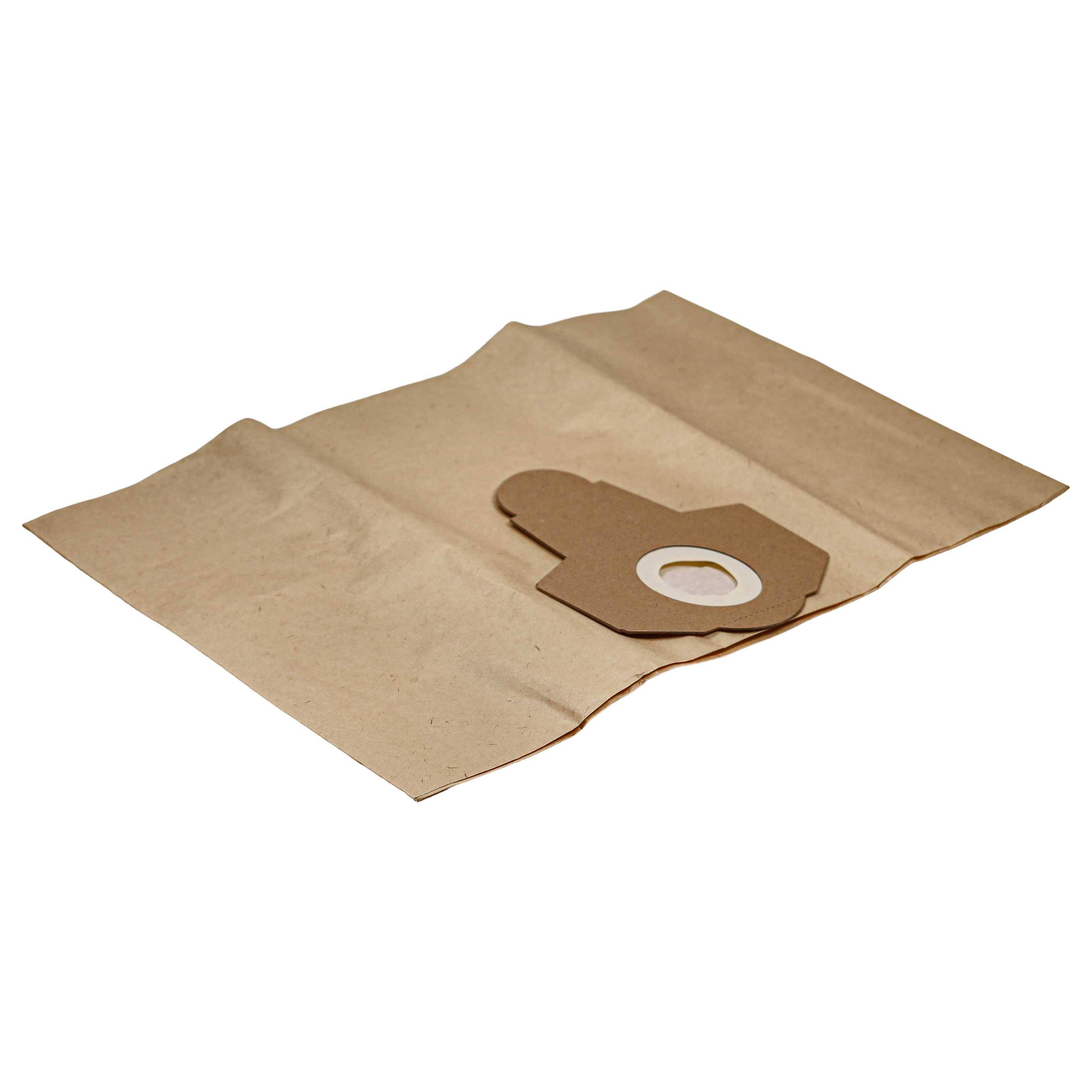 vhbw 20x Staubbeutel kompatibel mit Clatronic BSS 1261, BS 1260 Staubsauger - 31,5cm x 19cm braun