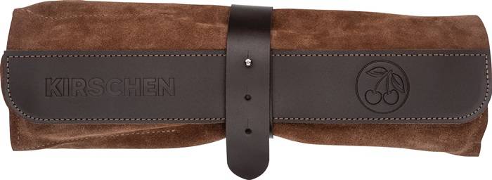 KIRSCHEN Stechbeitelsatz in Ledertasche 6-tlg. mit Weißbuchenheft 6-10-12-16-20-26 mm 1171002