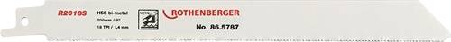 Säbelsägeblatt R2018S L.200mm B.20mm 1,4mm 5 St./Karte ROTHENBERGER