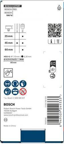 Aufnahmeschäfte für Lochkreissägen 2608902035 Ausführung Power Change Schaft SDS-plus Zentrierbohrer HSS-CO (6-kant 7,1