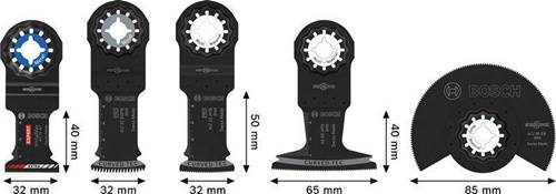 Sägeblatt-Set Starlock Best of Cutting 5-tlg.HO u.Metall BOSCH