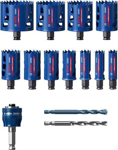Lochsägen-Set EXPERT Multi Material 20/22/25/32/35/40/44/51/60/68/76mm