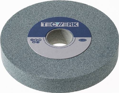 Schleifbockscheibe Ø125xB20x32mm 80 Form A Silicium Carbid grün TECWERK