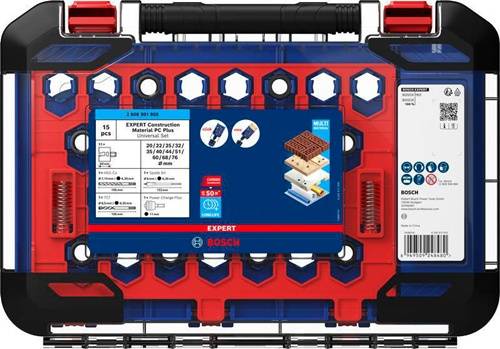 Lochsägen-Set EXPERT Multi Material 15-tlg.20-76mm Schnitt-T.60mm BOSCH