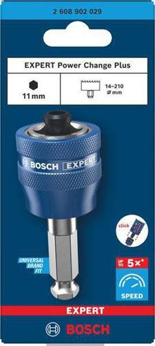 Aufnahmeschäfte für Lochkreissägen 2608902029 Ausführung Power Change Schaft 6-kant (11 mm) Zentrierbohrer ohne (für 6-k