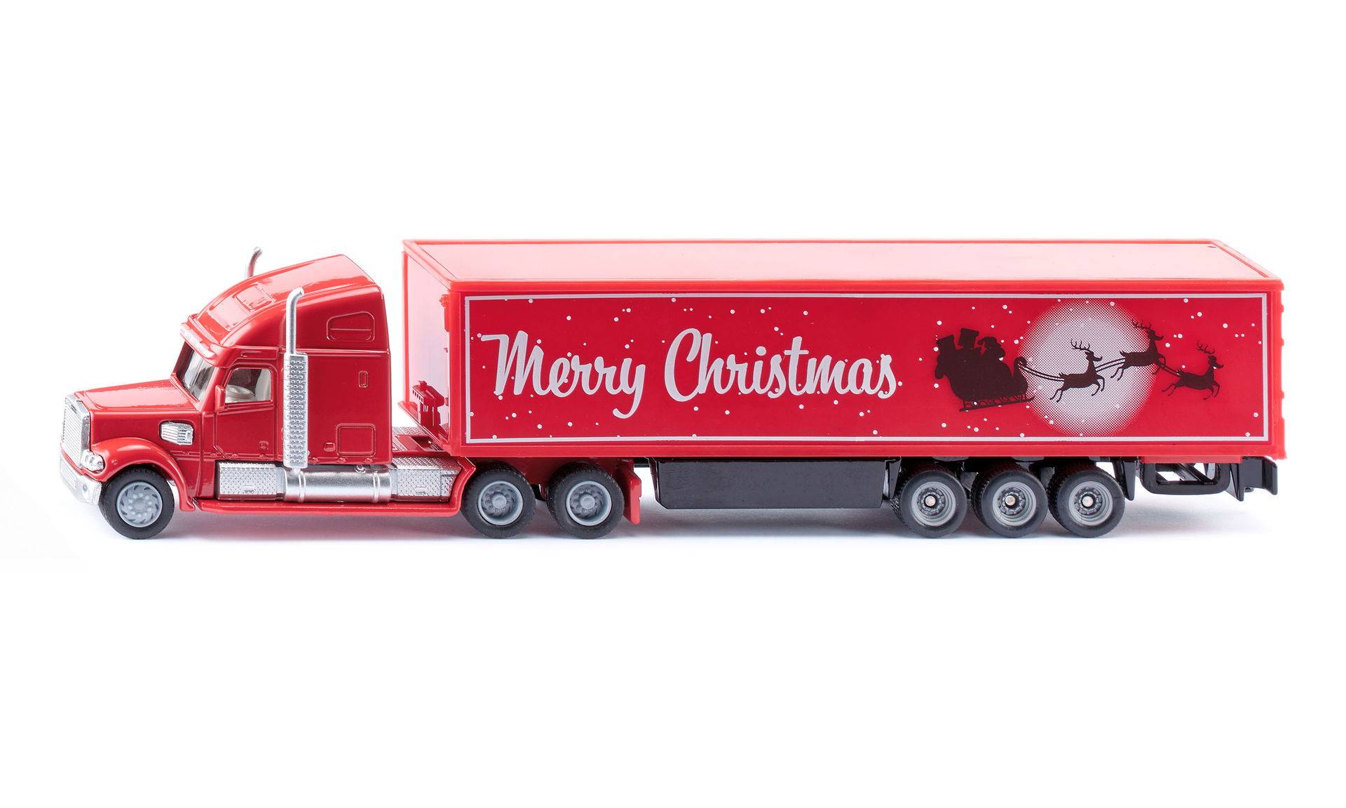 Siku SUPER Freightliner Weihnachtstruck rot