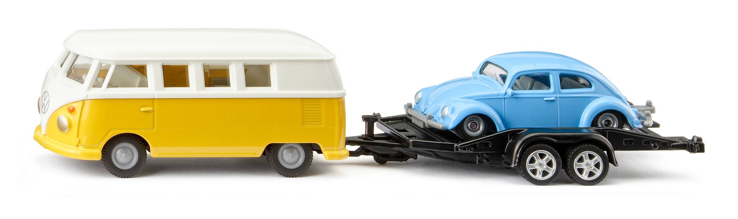 Siku SUPER VW T1 mit Anhänger und Käfer