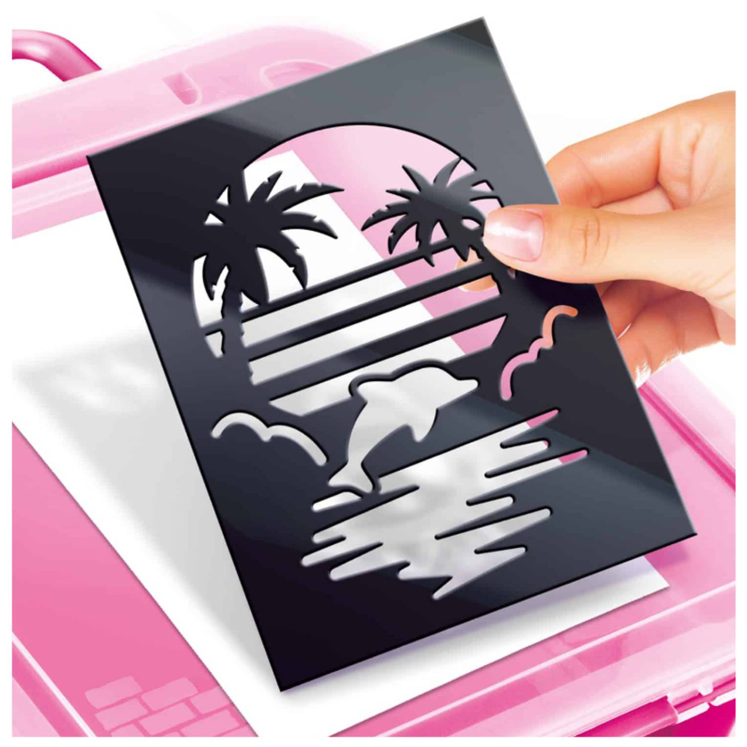 Canal Toys Airbrush Art Activity Case, Zeichenset für Kinder, 6 Jahr(e), Batterien erforderlich, Mehrfarbig