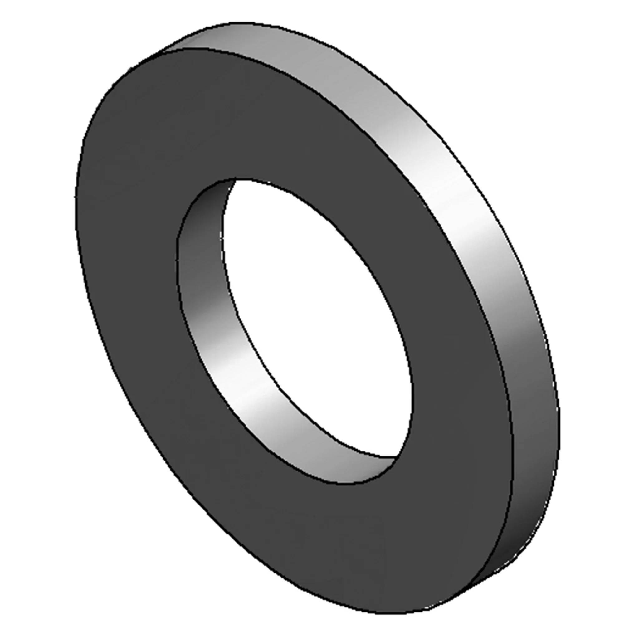 MEFA Unterlegscheibe V2A, 8.4 x 16 x 1,6 mm, Packung mit 100 Stk.