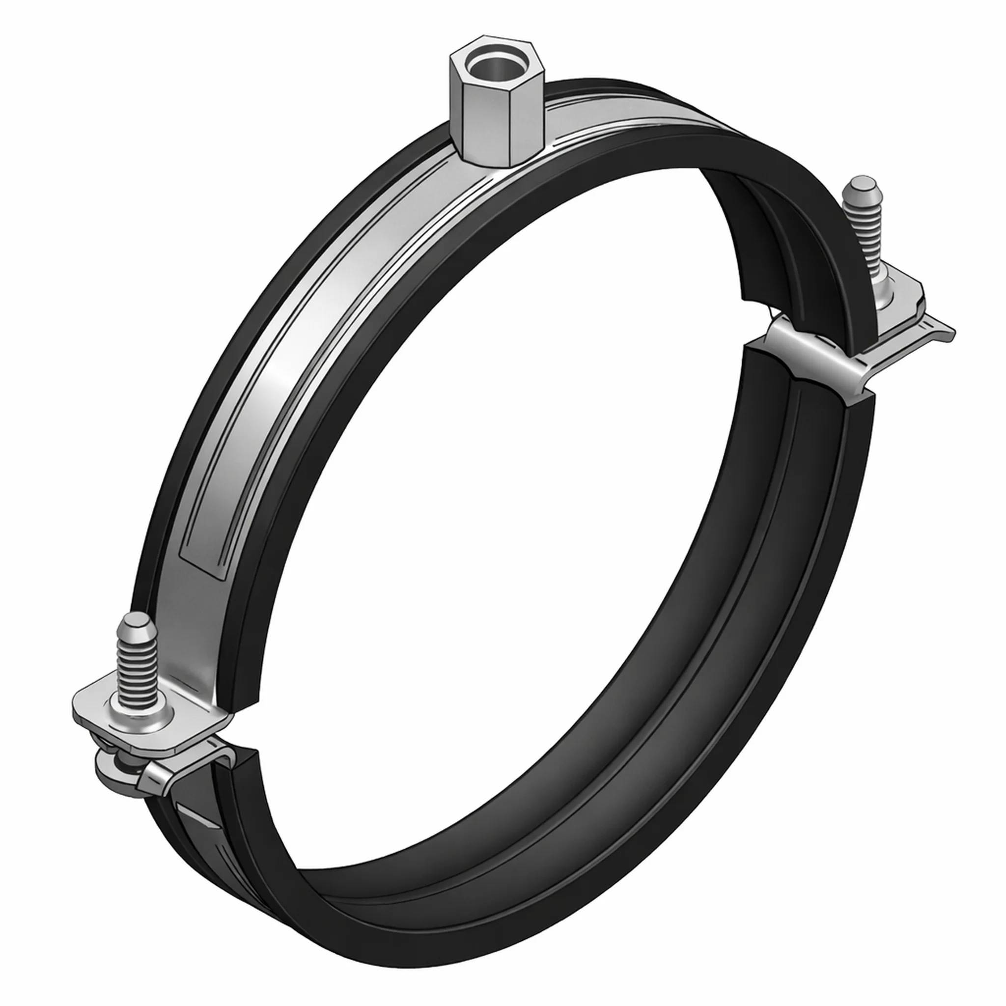 MEFA Lüftungsschelle Doppio 20x1.5, DN 125 M8/M10 TPE, 1 Stk.