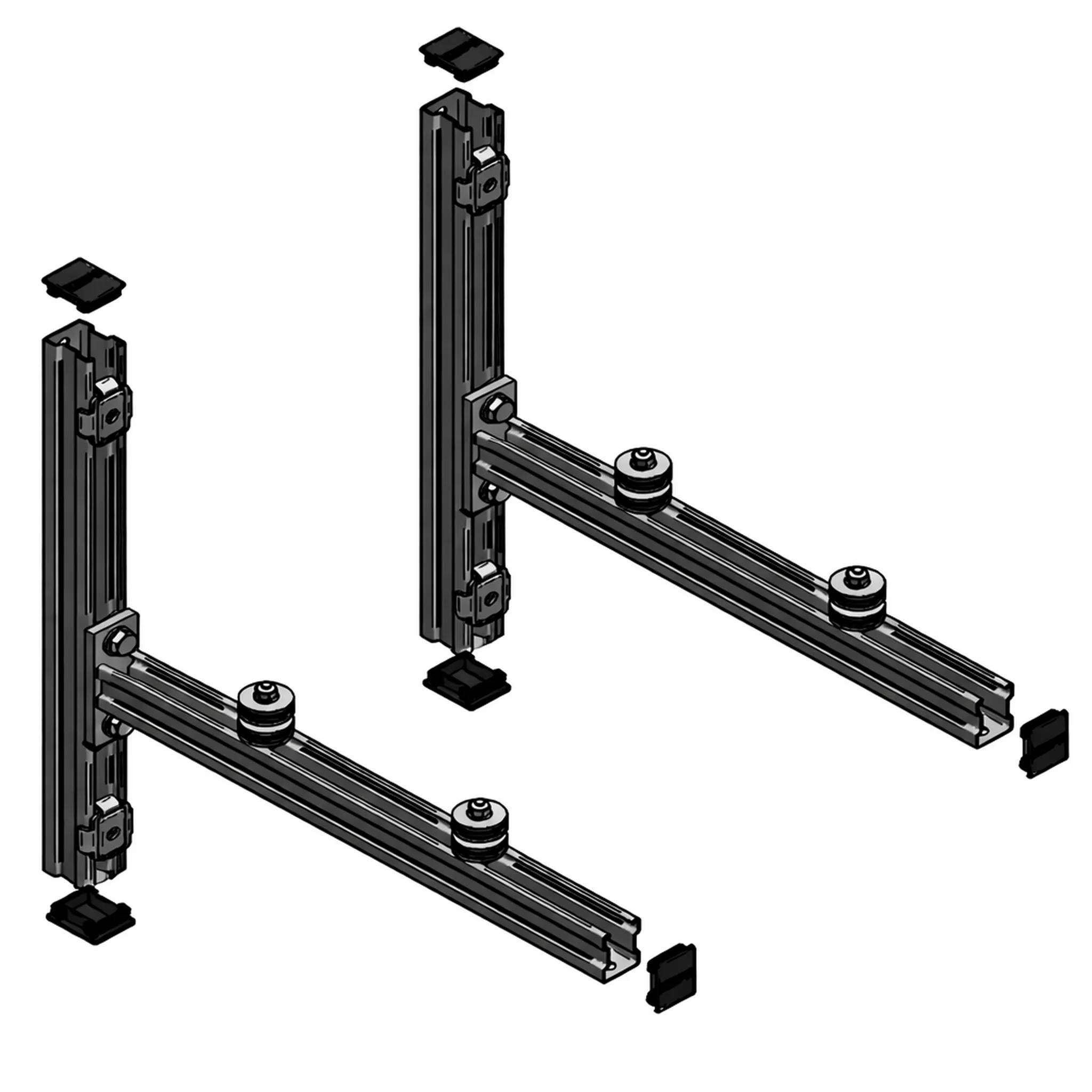 MEFA Konsolenset Stex 35/42 schallg. Länge 525 mm, 1 Stk.