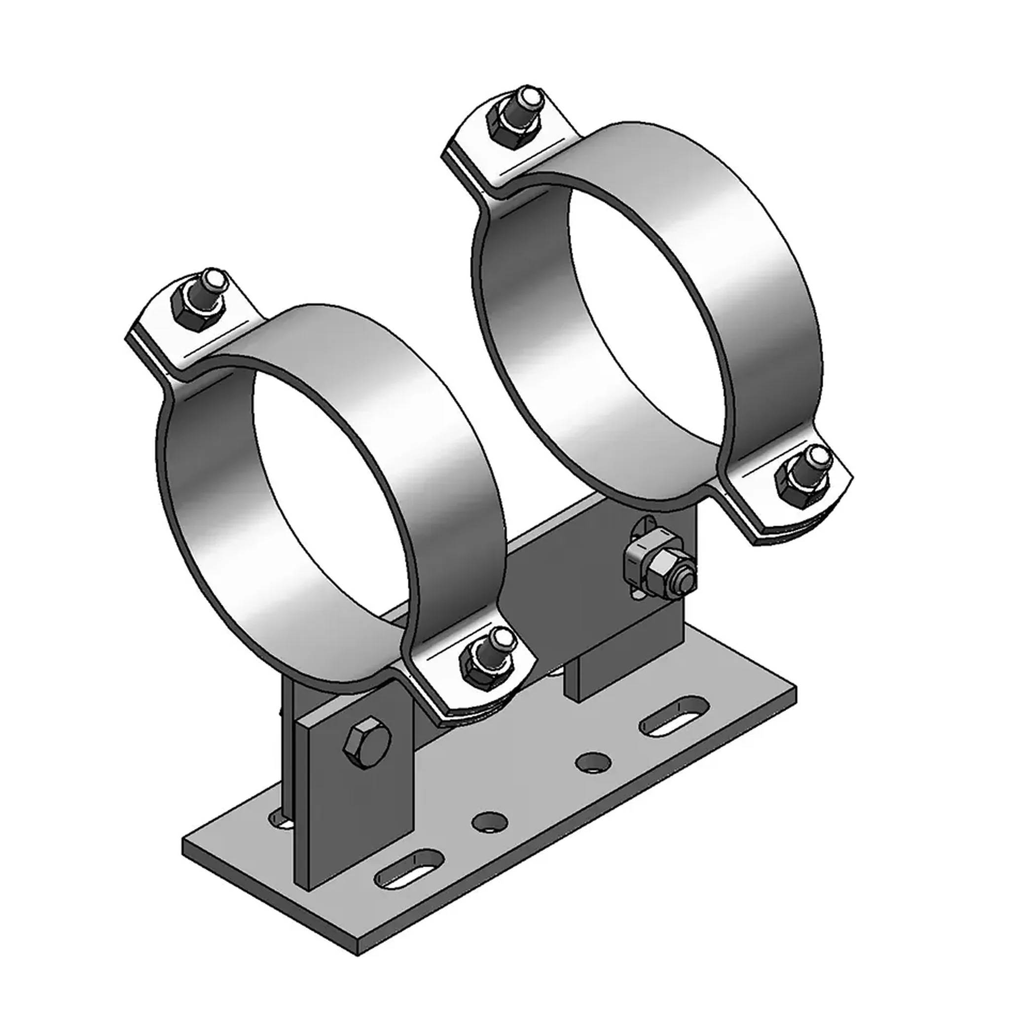 MEFA Gleitl. T HV1-100/250 50/5 mm 89 mm fvz. ohne Dicht. mVS Höhe v. 100-125mm, 1 Stk.