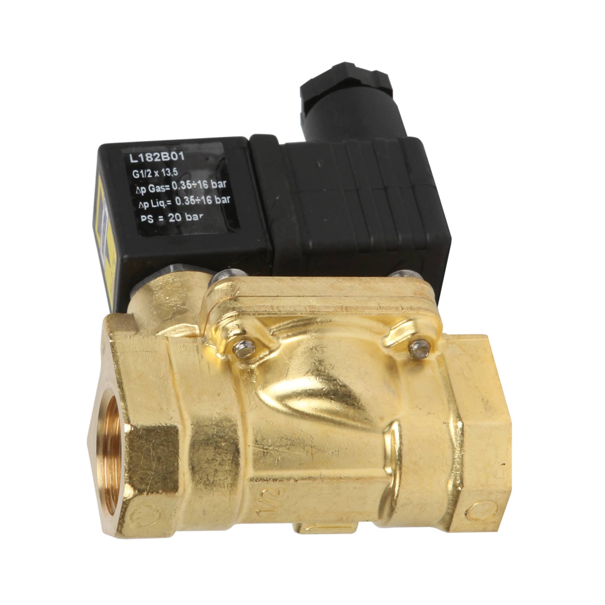 WimTec Magnetventil 1/2 Messing mit Spule 230V für SanTec AS 1/2", 1 Stk.