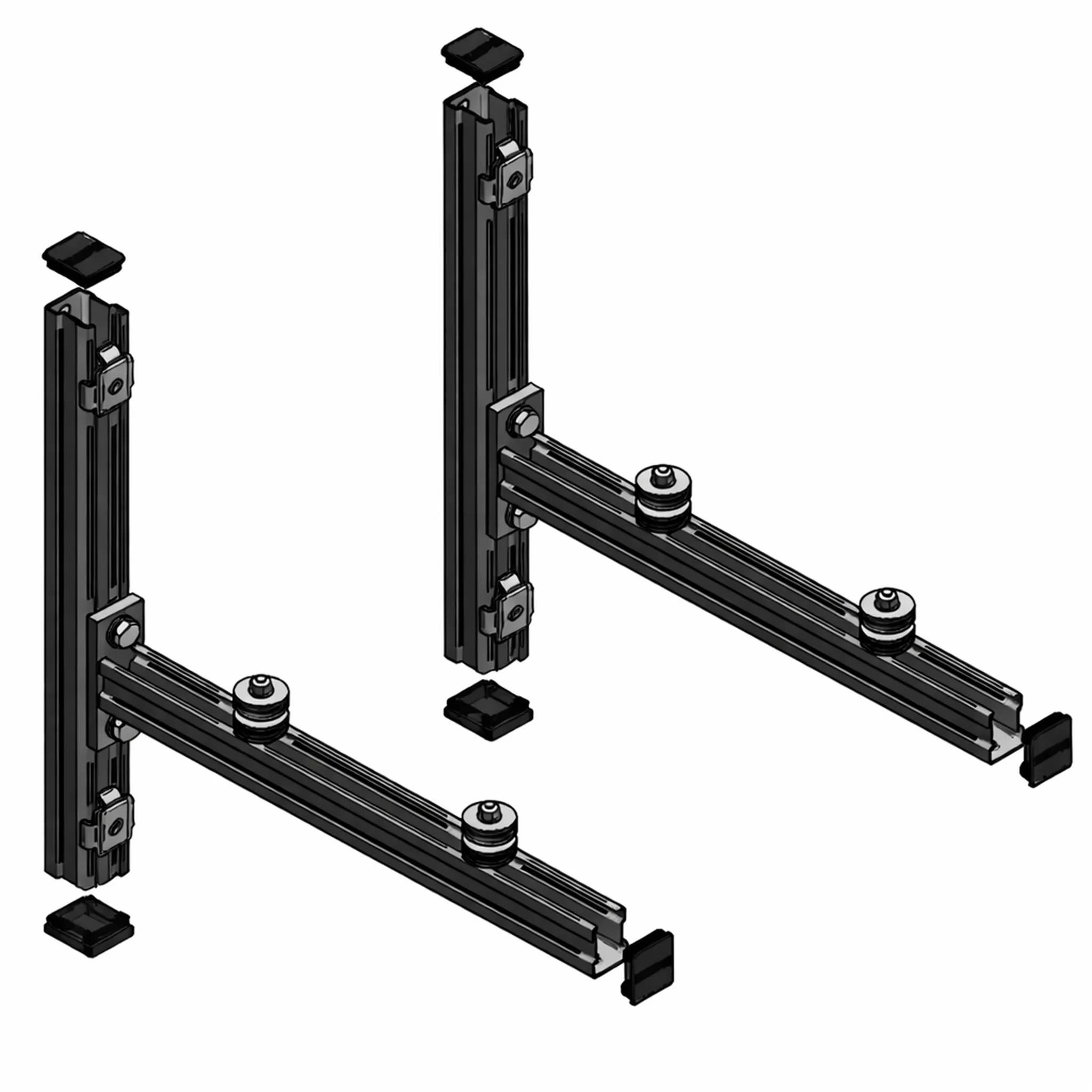 MEFA Konsolenset Stex 35/42 schallg. Länge 600 mm, 1 Stk.