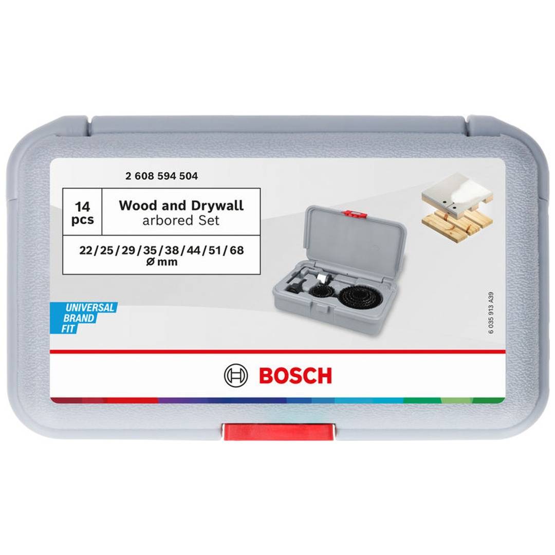 Bosch Lochsäge-Set Holz und Trockenbau 22-68mm 13-teilig