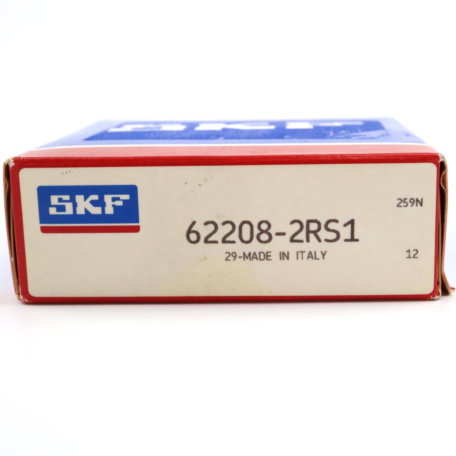 SKF 62208-2RS1, Rillenkugellager, 2 Dichtscheiben