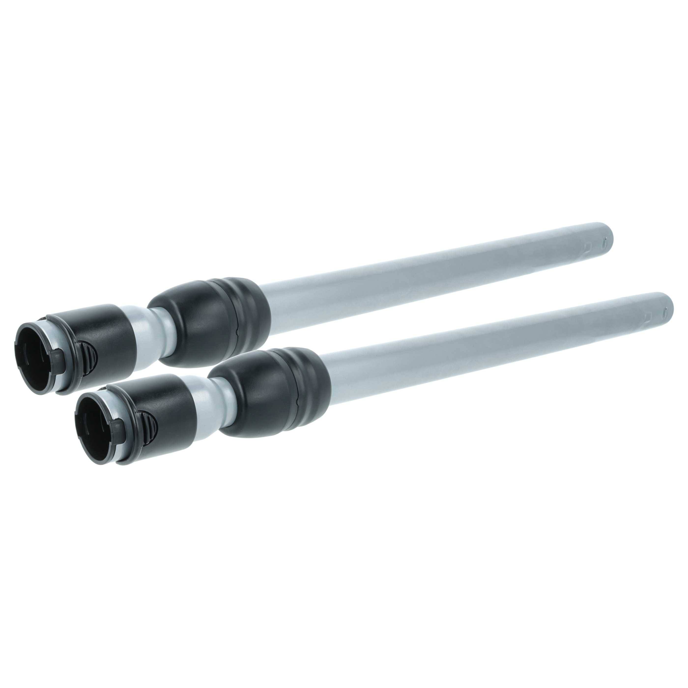 vhbw 2x Staubsaugerohr kompatibel mit Siemens VSQ8SEN66C/02 | VSQ8SEN66C/01, VSQ8SEN66B/03 Staubsauger - 35 mm Anschluss