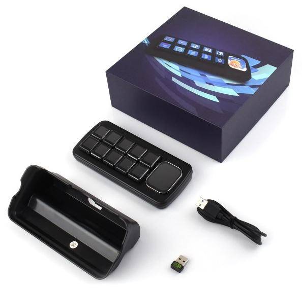 Waveshare MK10 Streamdeck, AI Sprachsteuerung, 10x LCD-Tasten, QMK Makro, Linux / Home Assistant