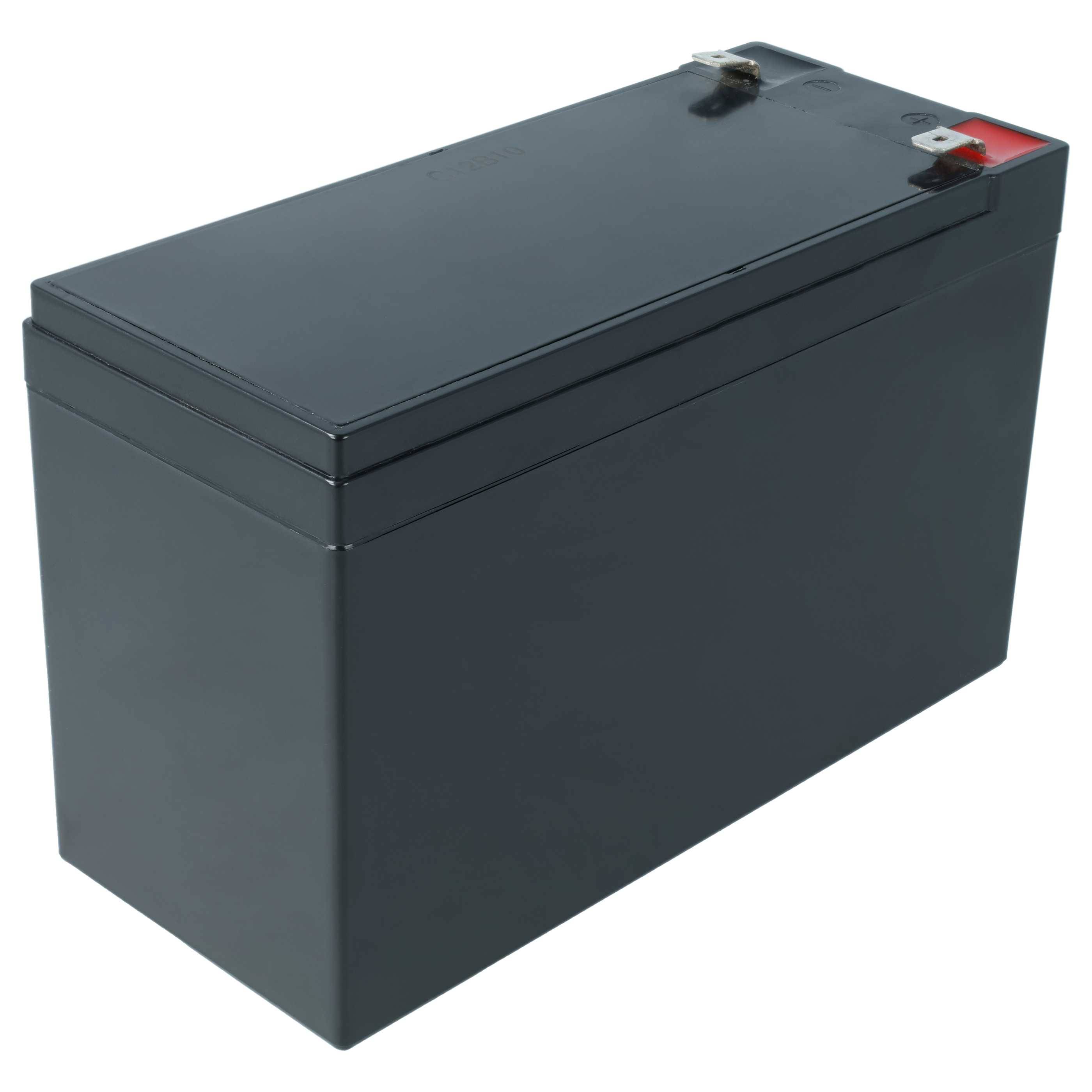 vhbw 4x Akku Bordbatterie kompatibel mit E-Scooter Wohnwagen, Boot, Camping, Wohnmobil (6 Ah, 12 V, AGM), 15,2 x 10 x 6