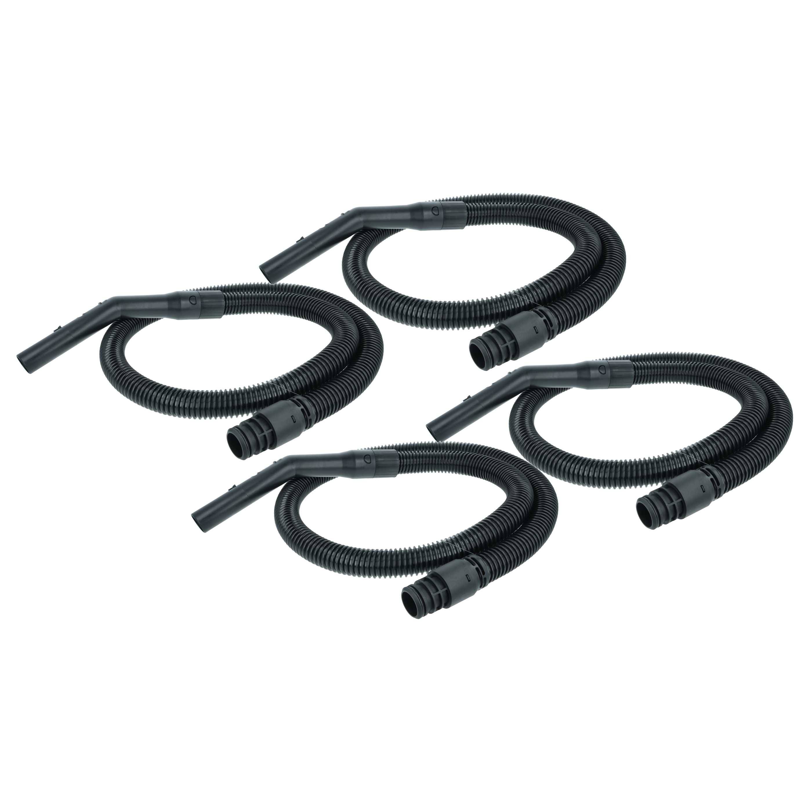 vhbw 4x Ersatz Schlauch kompatibel mit Kärcher T8/1, T 11/1 Classic, T10/1, T7/1, T 7/1 Classic, T12/1 Staubsauger - 2,1